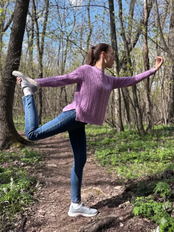 Natarajasana jóga póz