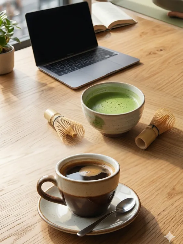 Kávé és matcha tea élénkítő hatásai